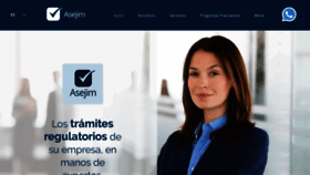 What Asesoriasjimenez.com website looked like in 2020 (4 years ago)
