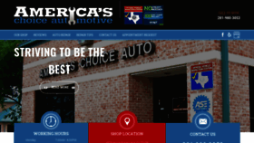 What Americaschoiceautomotive.com website looked like in 2020 (4 years ago)