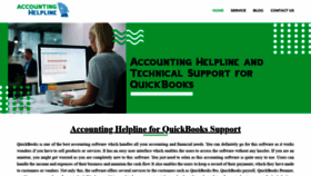 What Accounting-helpline.com website looked like in 2020 (4 years ago)