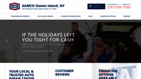 What Aamcostatenisland.com website looked like in 2020 (4 years ago)
