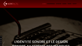 What Audiotactic.fr website looked like in 2020 (4 years ago)