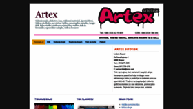 What Artex-tisk.si website looked like in 2020 (4 years ago)