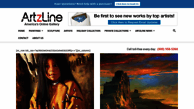 What Artzline.com website looked like in 2020 (4 years ago)
