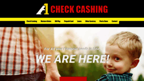 What Aonecheckcashing.com website looked like in 2020 (4 years ago)