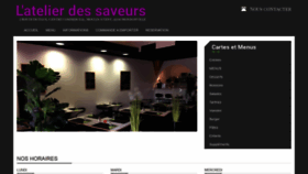 What Atelier-des-saveurs.com website looked like in 2020 (4 years ago)