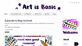 What Artisbasic.com website looked like in 2020 (4 years ago)