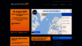 What Ancientlights.eu website looked like in 2020 (4 years ago)