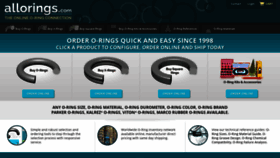 What Allorings.com website looked like in 2020 (4 years ago)