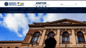 What Admitere.ubbcluj.ro website looked like in 2020 (4 years ago)