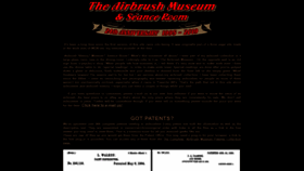 What Airbrushmuseum.com website looked like in 2020 (4 years ago)