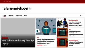 What Alanemrich.com website looked like in 2020 (4 years ago)