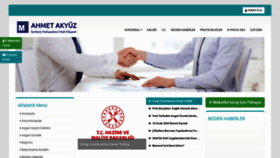 What Ahmetakyuz.com website looked like in 2020 (4 years ago)