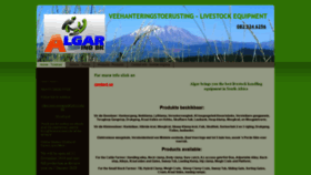What Algar.co.za website looked like in 2020 (4 years ago)