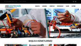 What Aselektronikcorlu.com website looked like in 2020 (4 years ago)