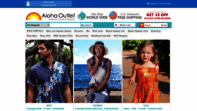 What Alohaoutlet.com website looked like in 2020 (4 years ago)
