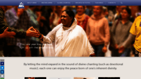 What Amma.org website looked like in 2020 (4 years ago)