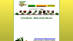 What Anniesremedy.com website looked like in 2020 (4 years ago)