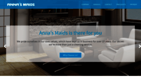 What Annasmaids.com website looked like in 2020 (4 years ago)