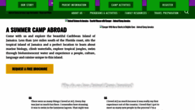 What Animalcampjamaica.com website looked like in 2020 (4 years ago)