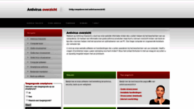 What Antivirusoverzicht.nl website looked like in 2020 (4 years ago)