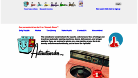 What Automaticwasher.org website looked like in 2020 (4 years ago)