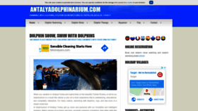 What Antalyadolphinarium.com website looked like in 2020 (4 years ago)