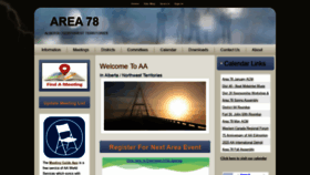 What Area78aa.org website looked like in 2020 (4 years ago)