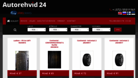 What Autorehvid24.ee website looked like in 2020 (4 years ago)