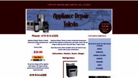 What Appliancerepair-toledo.com website looked like in 2020 (4 years ago)