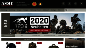 What Asmc.de website looked like in 2020 (4 years ago)