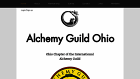 What Alchemyguildohio.org website looked like in 2020 (4 years ago)