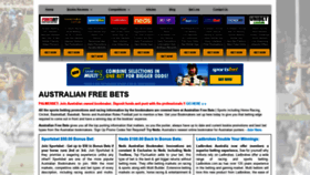 What Australianfreebets.com.au website looked like in 2020 (4 years ago)