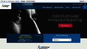 What Alzheimersverige.se website looked like in 2020 (4 years ago)