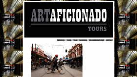 What Artaficionadotours.com website looked like in 2020 (4 years ago)