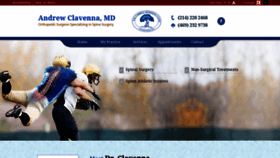 What Andrewclavennamd.com website looked like in 2020 (4 years ago)