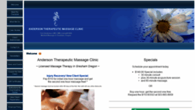 What Andersontherapeuticmassage.com website looked like in 2020 (4 years ago)