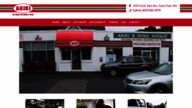 What Akikiauto.com website looked like in 2020 (4 years ago)