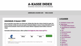 What Akasseindex.dk website looked like in 2020 (4 years ago)