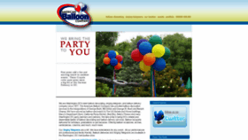 What Allballoons.com website looked like in 2020 (4 years ago)