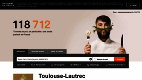 What Annuaire.118712.fr website looked like in 2020 (4 years ago)