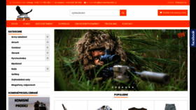 What Armyshop008.cz website looked like in 2020 (4 years ago)