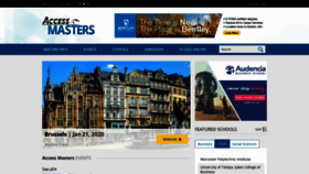 What Accessmasterstour.com website looked like in 2020 (5 years ago)