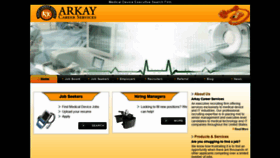 What Arkaycareers.com website looked like in 2020 (4 years ago)