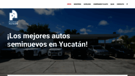 What Autospatron.mx website looked like in 2020 (4 years ago)