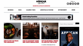 What Africanindy.com website looked like in 2020 (4 years ago)