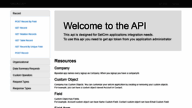 What Apitekiz.setcrm.com website looked like in 2020 (4 years ago)