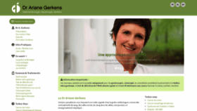 What Arianegerkens.com website looked like in 2020 (4 years ago)