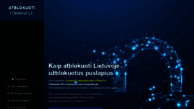 What Atblokuoti.lt website looked like in 2020 (4 years ago)
