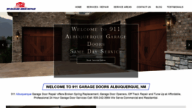 What Albuquerque-garagedoor.com website looked like in 2020 (4 years ago)