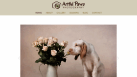 What Artfulpawsphotography.com website looked like in 2020 (4 years ago)
